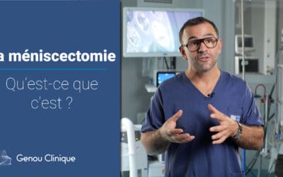 Méniscectomie sous arthroscopie