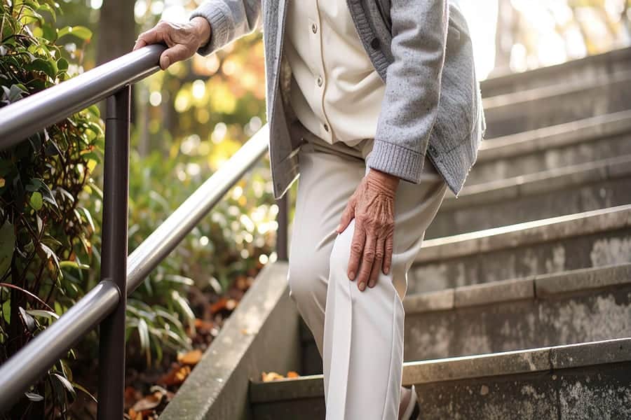 Douleur dans le genou en descendant les escaliers : quand consulter ?